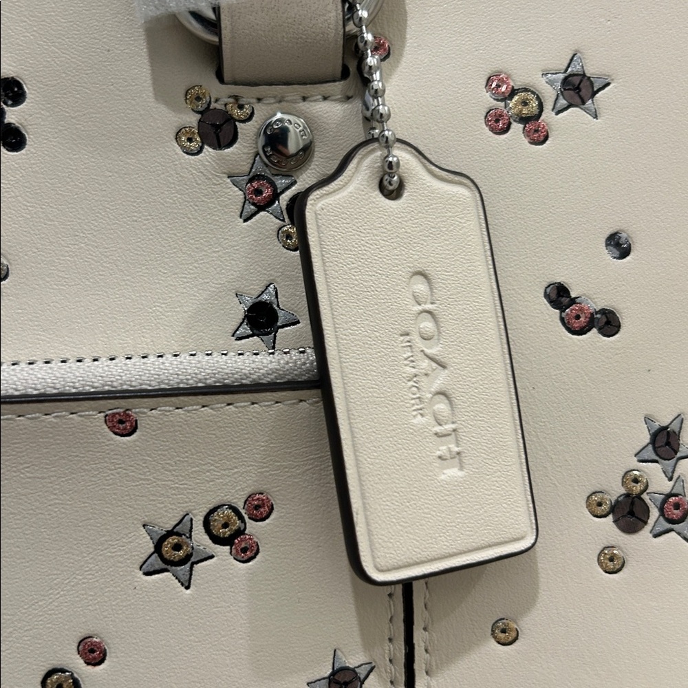 Coach (NWT) Station Tote with Star Print - Picture 5 of 16